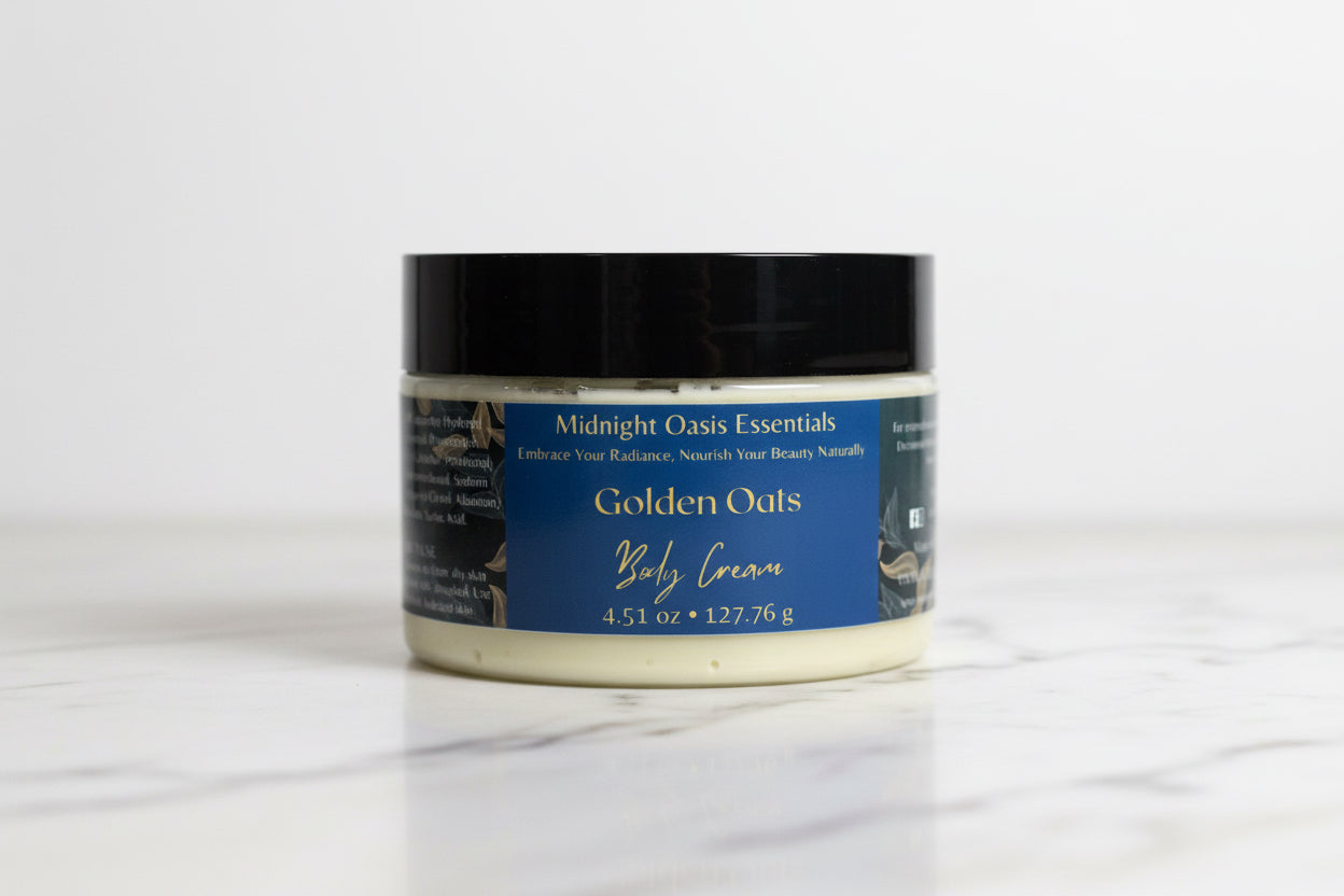 Golden Oats 🌾 Body Cream – Fragrance-Free Hydration for Sensitive Skin