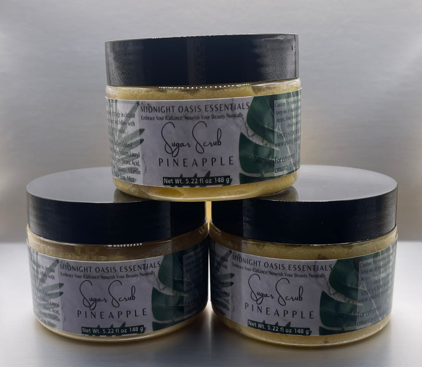 Pineapple Whipped Sugar Scrub