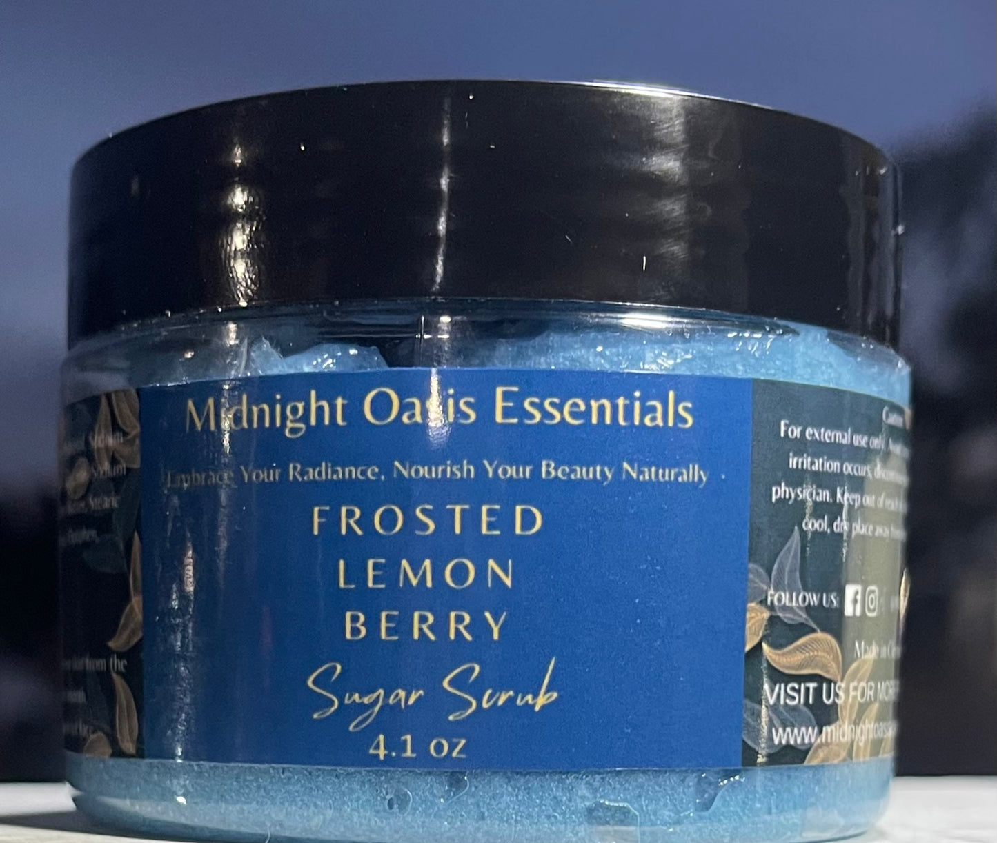 Frosted Lemon Berry Sugar Scrub