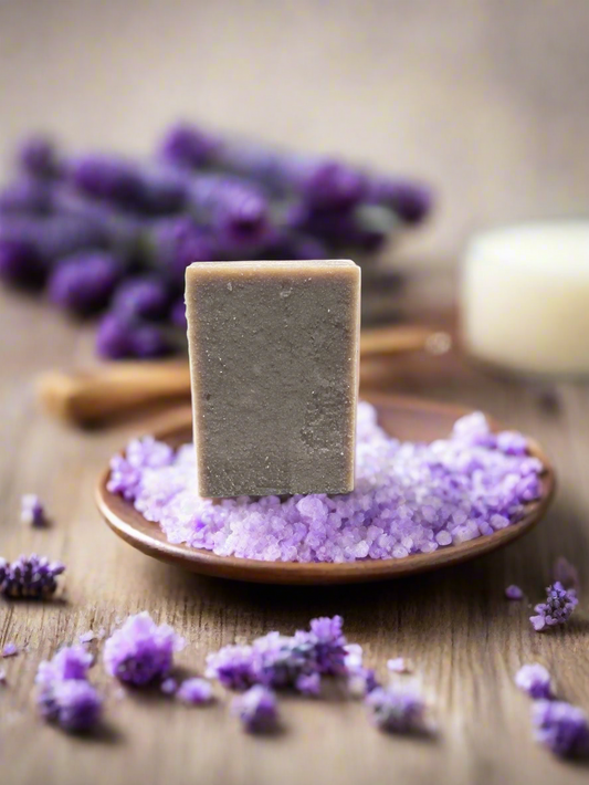 Lavender Sea Salt Spa Bar β Handmade, Natural, Luxurious