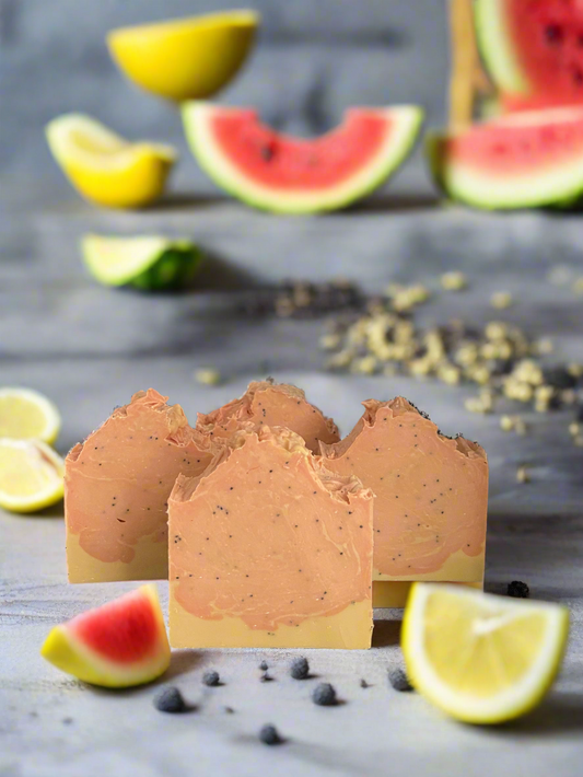 Melon Zest Bar Soap – Bright, Juicy & Skin-Loving