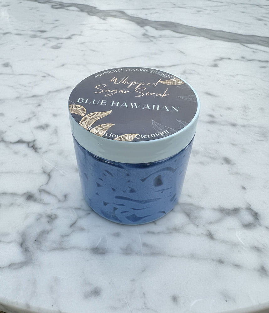 Blue Hawaiian Sugar Scrub – Tropical Glow for Smooth Skin