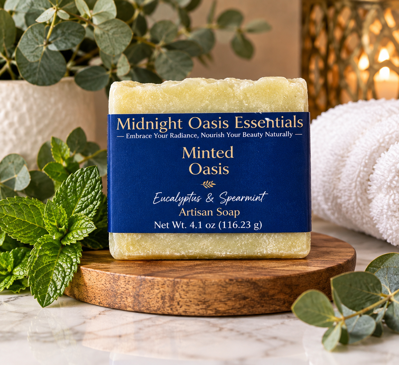 Minted Oasis Artisan Bar Soap
