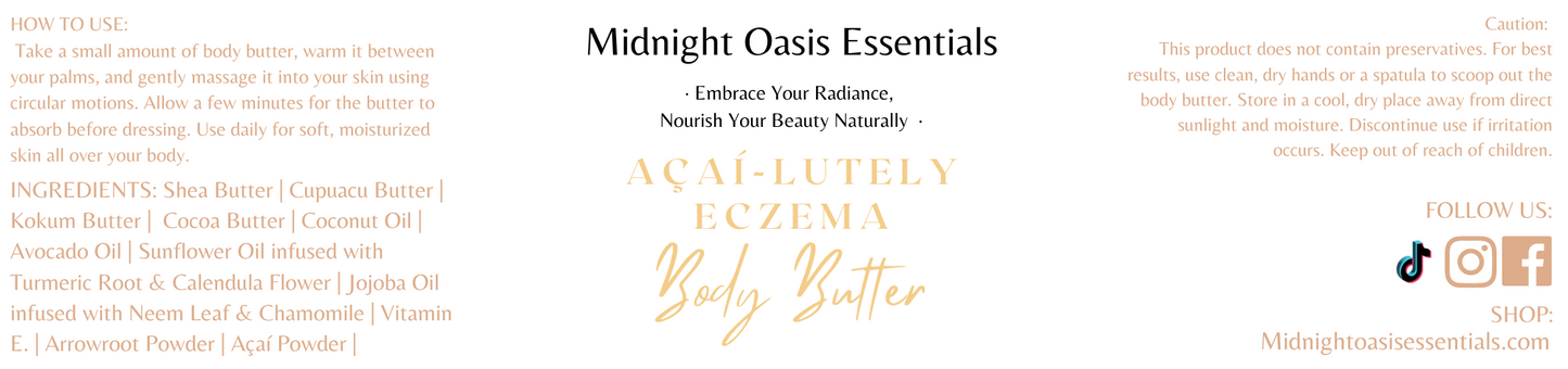 Açaí-Lutely Eczema Body Butter