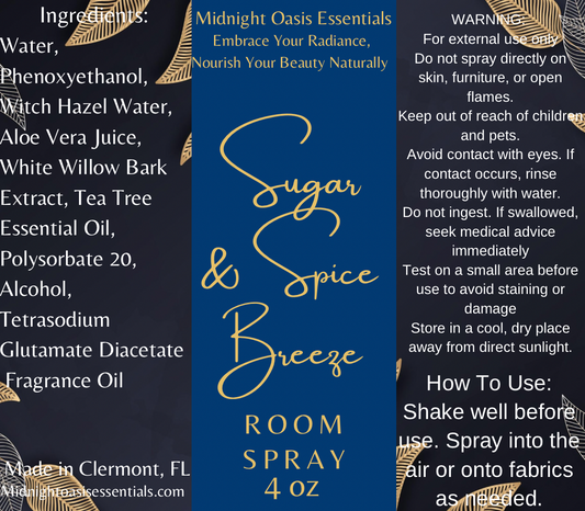 Sugar and Spice Breeze Room Spray