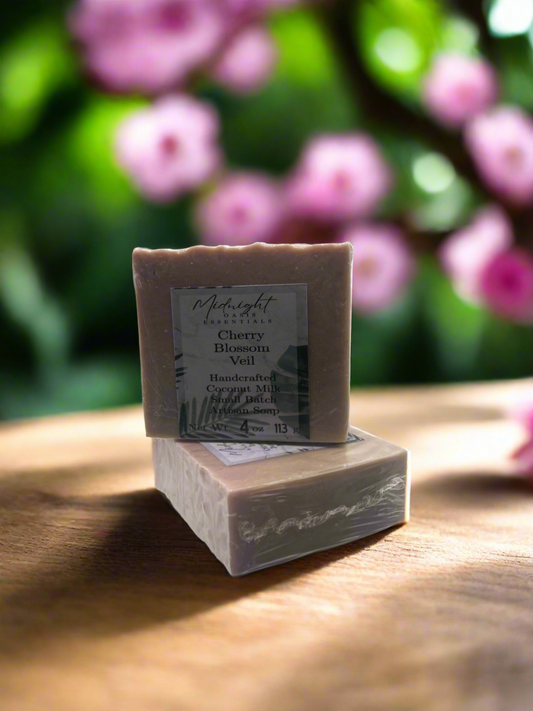 🌸 Cherry Blossom Veil Bar Soap