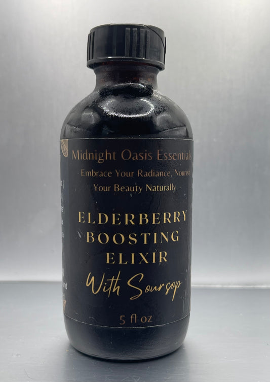 Elderberry Boosting Tonic with Soursop - Immune & Wellness Support Elixir