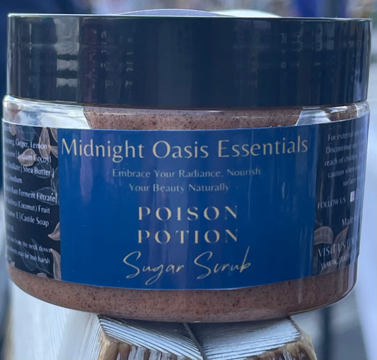 Poison Potion Sugar Scrub – Luxurious Exfoliation & Enchanting Scent