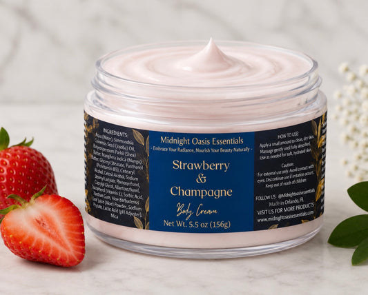 Strawberry & Champagne Body Cream