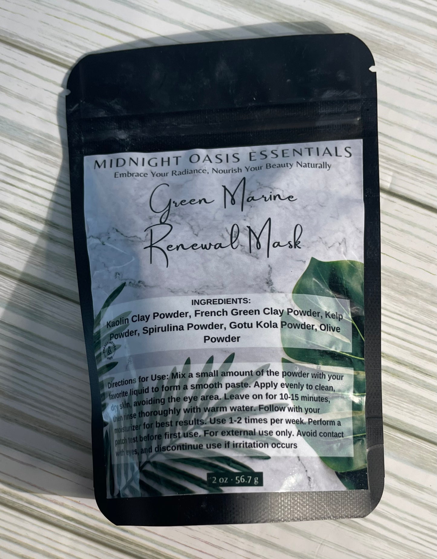 Green Marine Renewal Mask