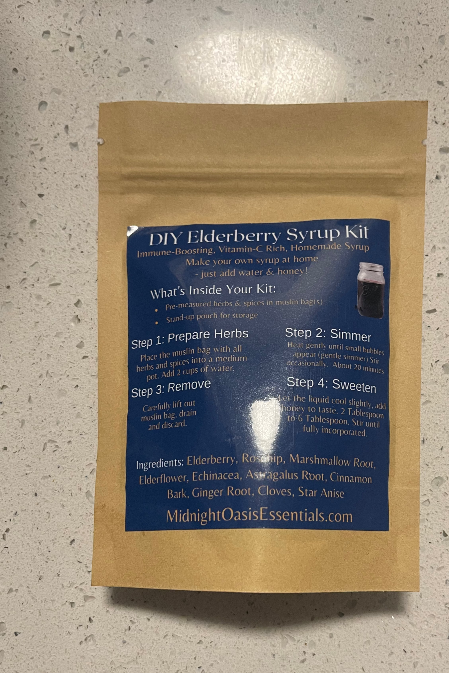DIY Elderberry Syrup Kit