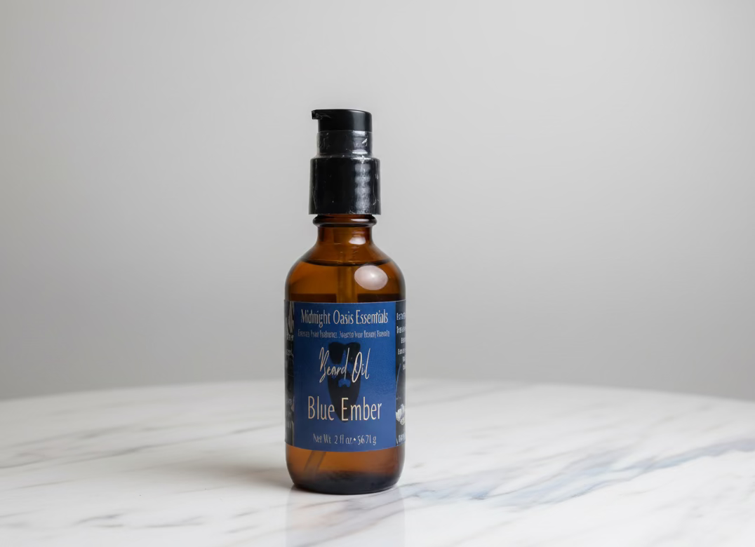 Blue Ember Beard Oil •Smooth • Refined • Grounded